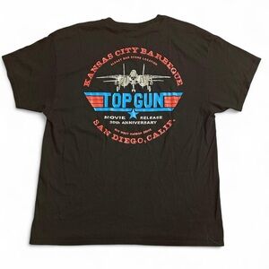 Top Gun 30th Anniversary Kansas City Barbeque San Diego T-Shirt (Black)